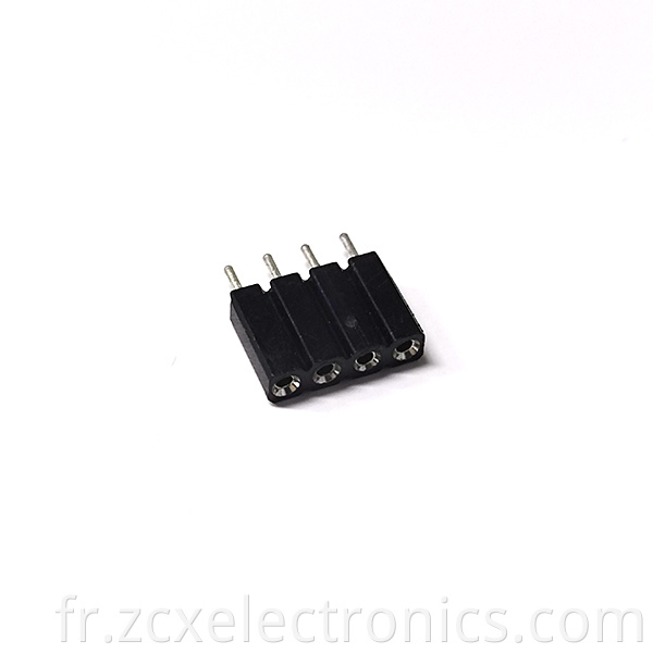 2.54 Black Female Row Connectors 